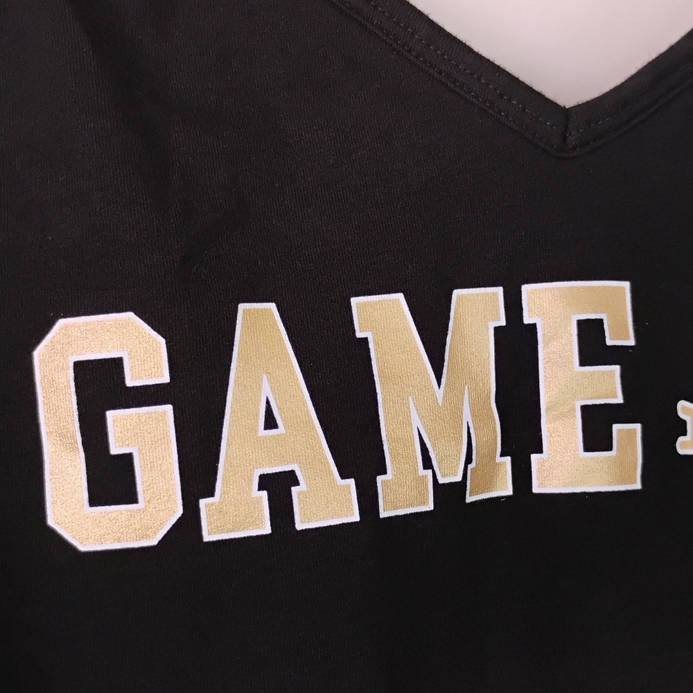 Women's Size M PINK Victoria's Secret Black "Game On" Football Sports Bodysuit - Picture 13 of 15
